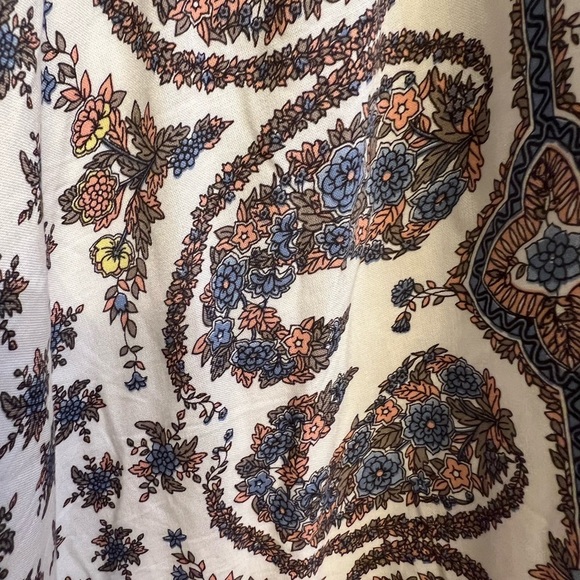 Hem & Thread Women’s Sz M Beautiful White & Blue Short Summer Tank Dress - Picture 8 of 11